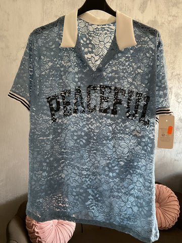 T-shirt Polo pizzo