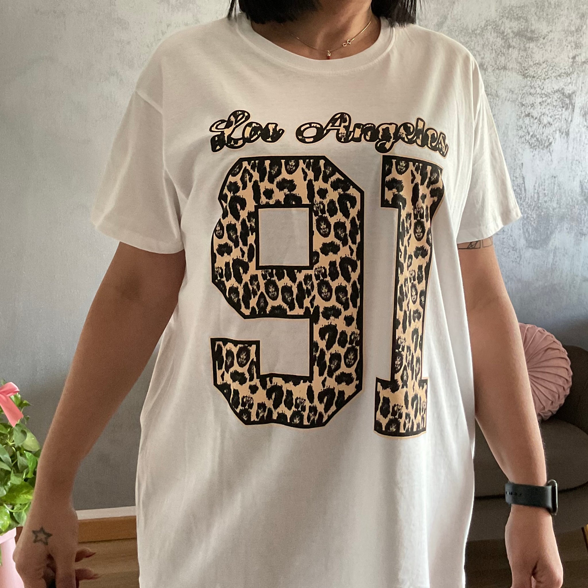 T-shirt stampa animalier