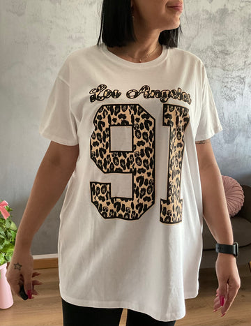 T-shirt stampa animalier