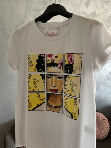 T-shirt stampa Frida